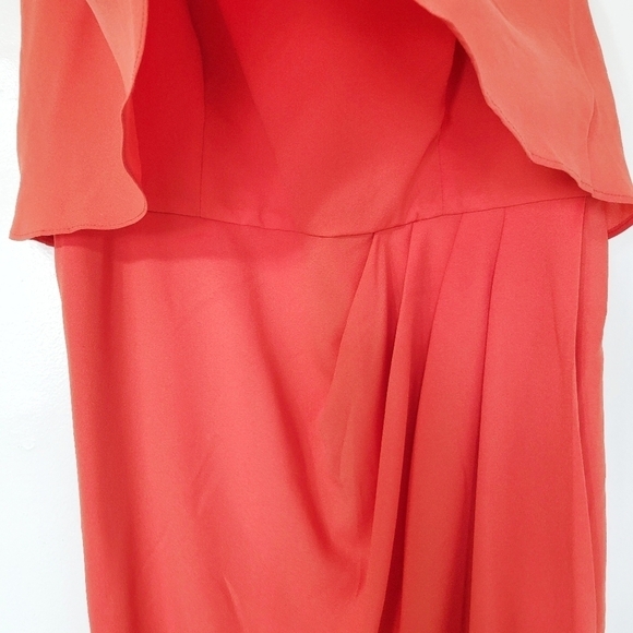 NWT City Chic Sexy Overlay Maxi Dress in Fire Cracker Size S/16 - Picture 7 of 12